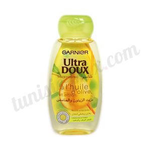 Shampooing Ultra Doux Garnier à l'huile d'olive et citron