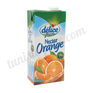 Jus nectar orange Délice 1L