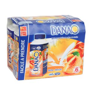 Pack 6 Danao pêche-abricot 20cl