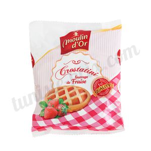 Crostatini fraise Moulin d'Or 65g