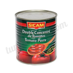 Double concentré de tomates SICAM 800g
