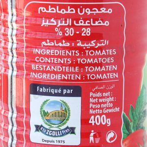 Double concentré de tomates Zgolli 400g