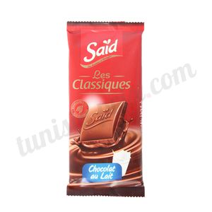 Chocolat au lait Saïd 80g