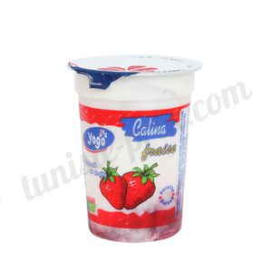 Yaourt fraise Calina Yogo 14cl