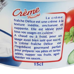 Crème fraîche Délice 15cl