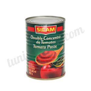 Double concentré de tomates SICAM 400g